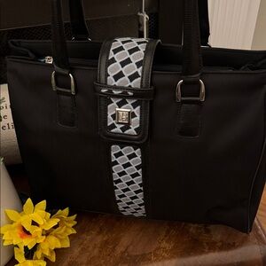 Diane Von Furstenberg - Black Briefcase/office Satchel - EUC